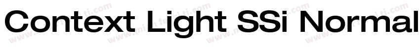 Context Light SSi Normal字体转换